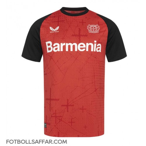 Bayer Leverkusen Hemmatröja 2024-25 Kortärmad